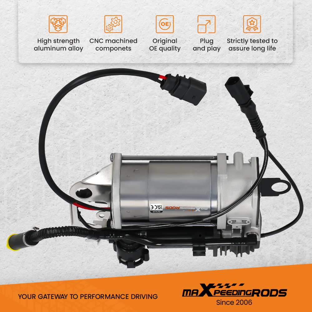 Air Suspension Compressor Pump compatible for Audi Q7 4L all engine 2006-2015