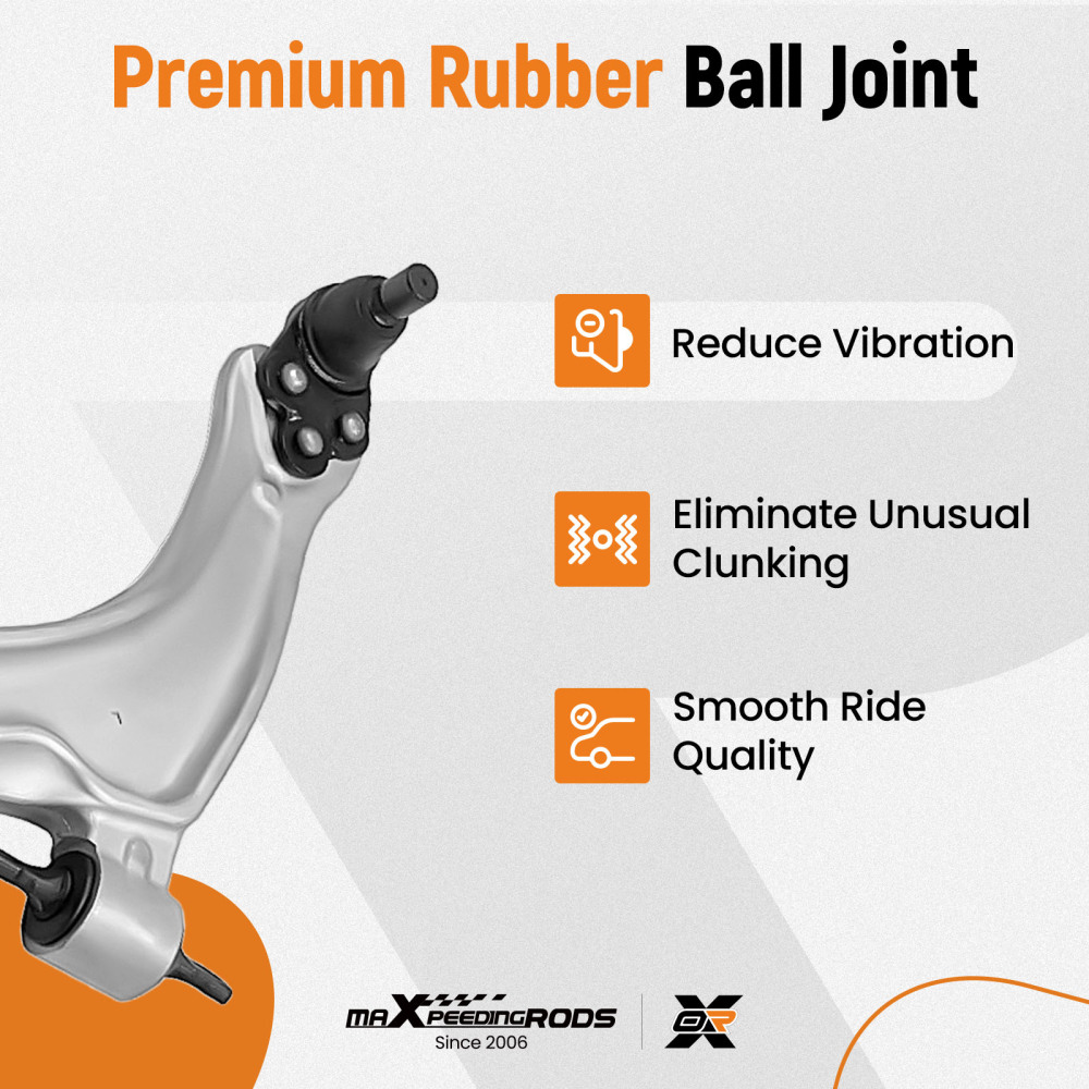 Aluminum Front Lower Control Arms Compatible for Chevy Cobalt 2005-2010 HHR Pontiac G5