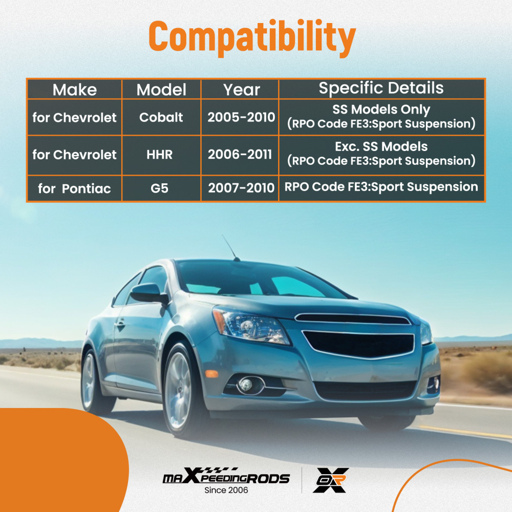 Aluminum Front Lower Control Arms Compatible for Chevy Cobalt 2005-2010 HHR Pontiac G5