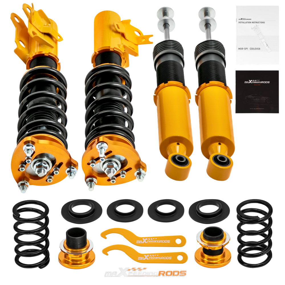 4pcs Adjust Height Coilovers Suspension Kits Shock Absorber compatible for Honda CIVIC 2006-2011 Lowering Kit