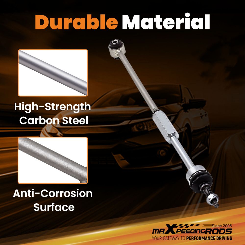 Pair Rear Driver and Passenger Side Tie Rod compatible for Jaguar F-Type compatible for Ford Thunderbird