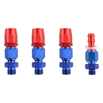 Adjustable Fuel Pressure Regulator Kit + 100psi Gauge AN-6 Fitting End New