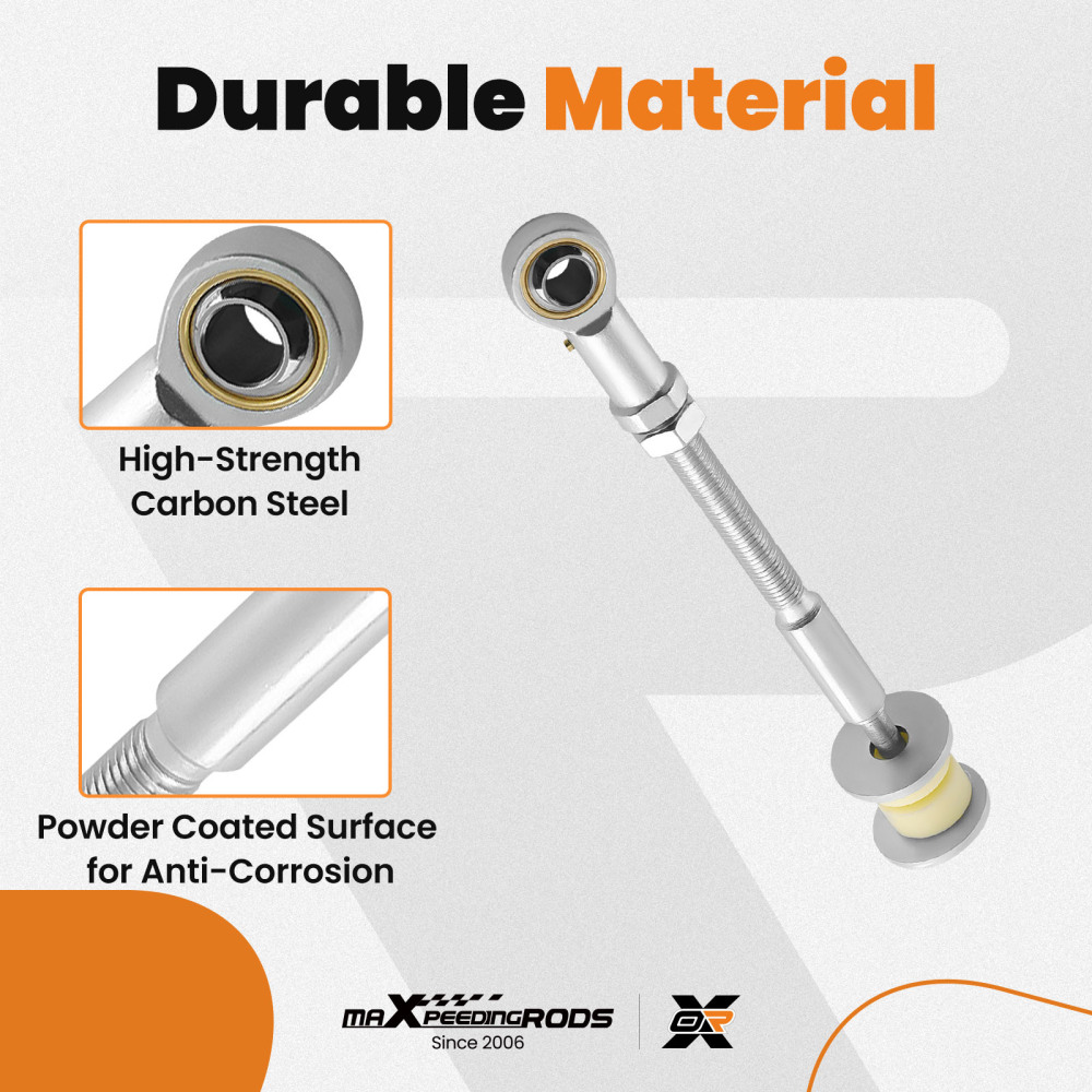 4 FrontRear Adjustable Sway Bar Link Kit compatible for Nissan Patrol GU Y61 2-8 Lift