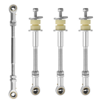 4 FrontRear Adjustable Sway Bar Link Kit compatible for Nissan Patrol GU Y61 2-8 Lift