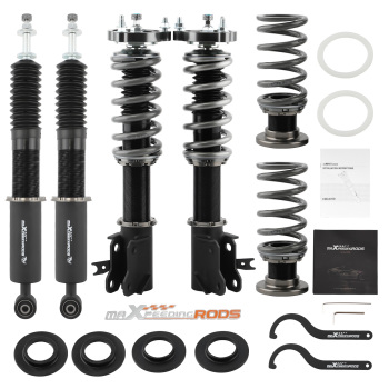 MaXpeedingrods COT7 Adjustable Coilovers Lowering Kit compatible for Honda CivicSi 06-11