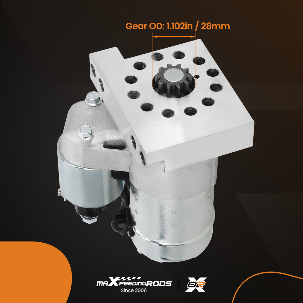 Starter Compatible for Chevy 305 350 454 SBC BBC High Torque 1.4KW 12V 10T 19695 S114-823