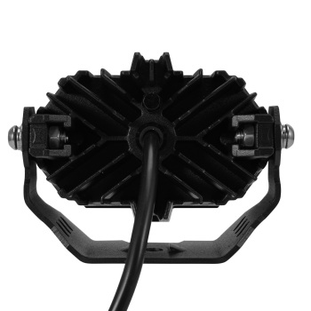 2 PCS 4.5x2.5 Inch LED Off-Road Lights 80W Spot Flood Combo Beam with Amber/White DRL for Trucks SUV Pickup ATV Motorcycles,with Black/Yellow Light Covers