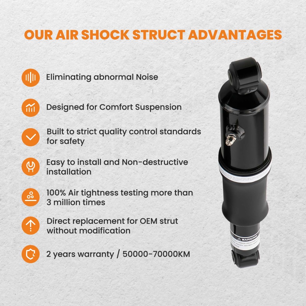 Rear Air Ride Suspension Set compatible for Harley Touring Road King Street Glide 1994-2018