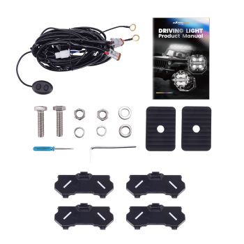 5 212W LED Driving Light Spot Beam RGB DRL For SUV 4X4 ATV Off Road Round IP68