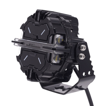 5 212W LED Driving Light Spot Beam RGB DRL For SUV 4X4 ATV Off Road Round IP68