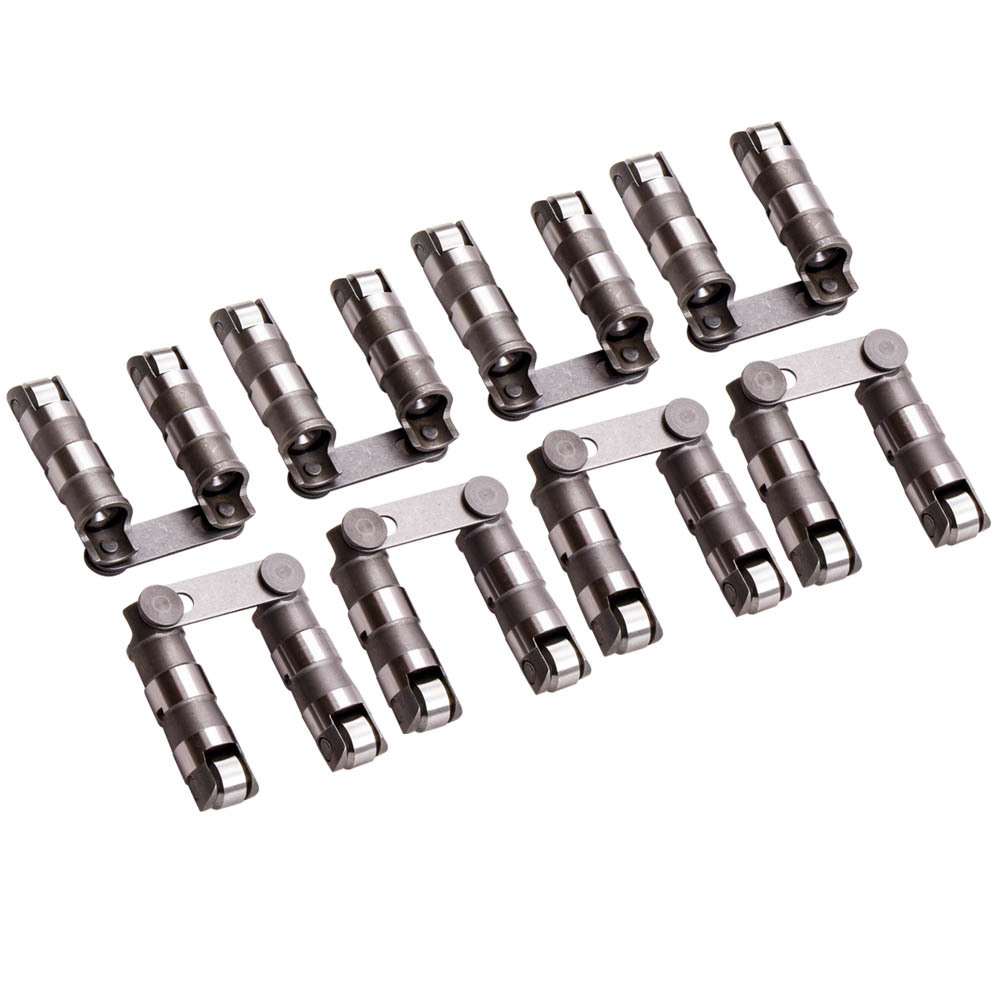 Hydraulic Roller Lifters 16pcs Compatible for Chevy SBC compatible for V8 350 265-400 283 327 302