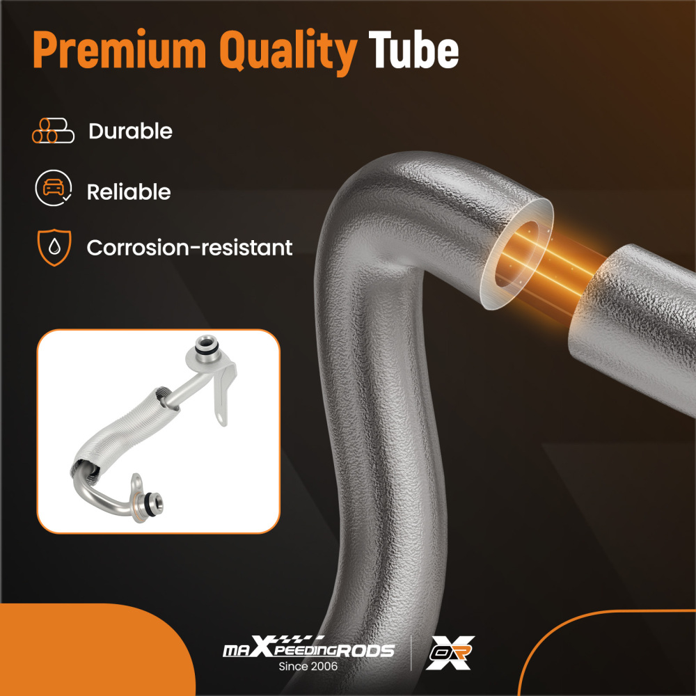 Turbo Water Coolant Pipe compatible for BMW 520i 528i xDrive Touring 2.0L N20B20 Feed Hose