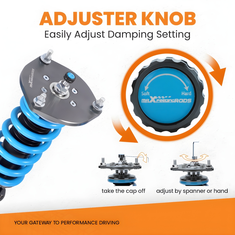 Kit Assetto a Ghiera Ammortizzatori compatibile per Mitsubishi GTO 3000GT AWD Z16A