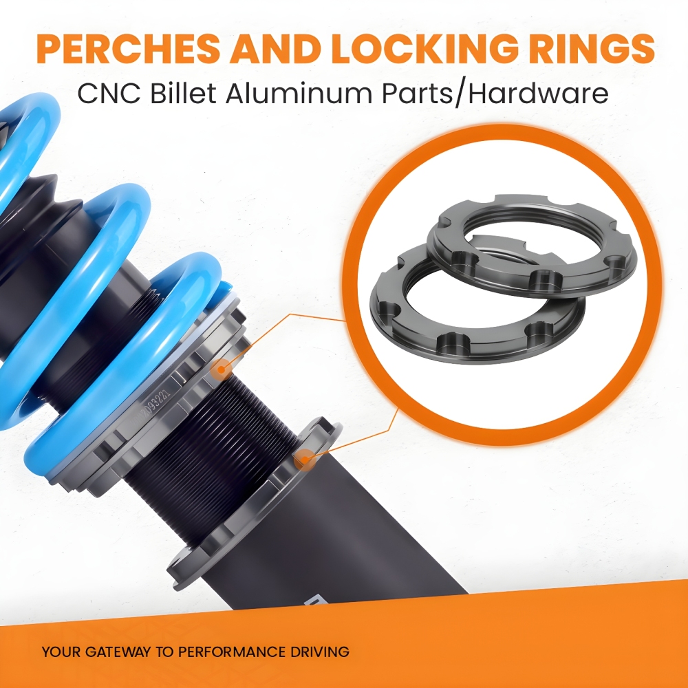 Kit Assetto a Ghiera Ammortizzatori compatibile per Mitsubishi GTO 3000GT AWD Z16A