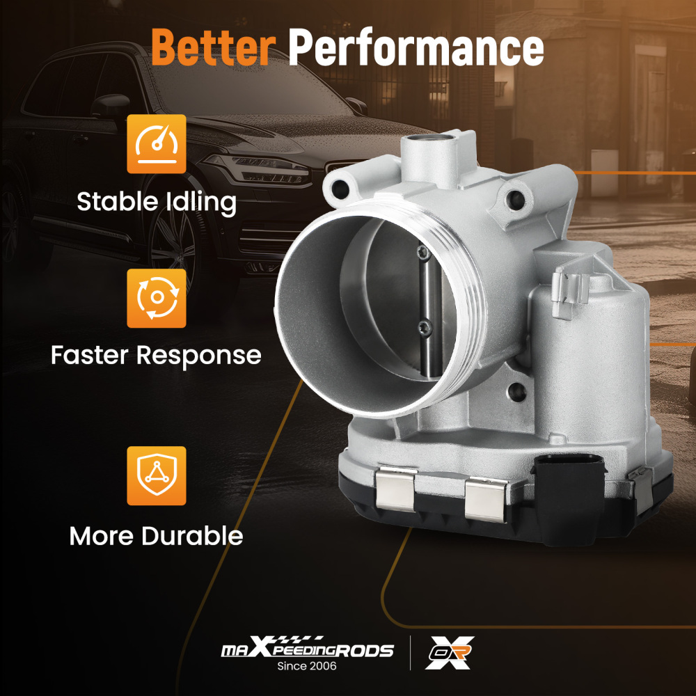 Throttle Body compatible for Volvo C70 S60 S80 V70 XC70 XC90 2.4L 2.5L 2002-2009 30711554