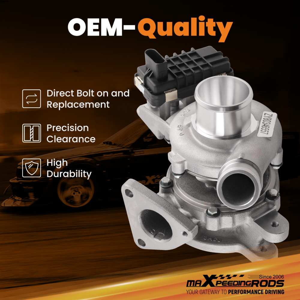 maXpeedingrods Turbo Turbocharger Compatible For Ford Transit Tourneo Custom 2.2 Tdci Bk2Q6K682Ga + Actuator