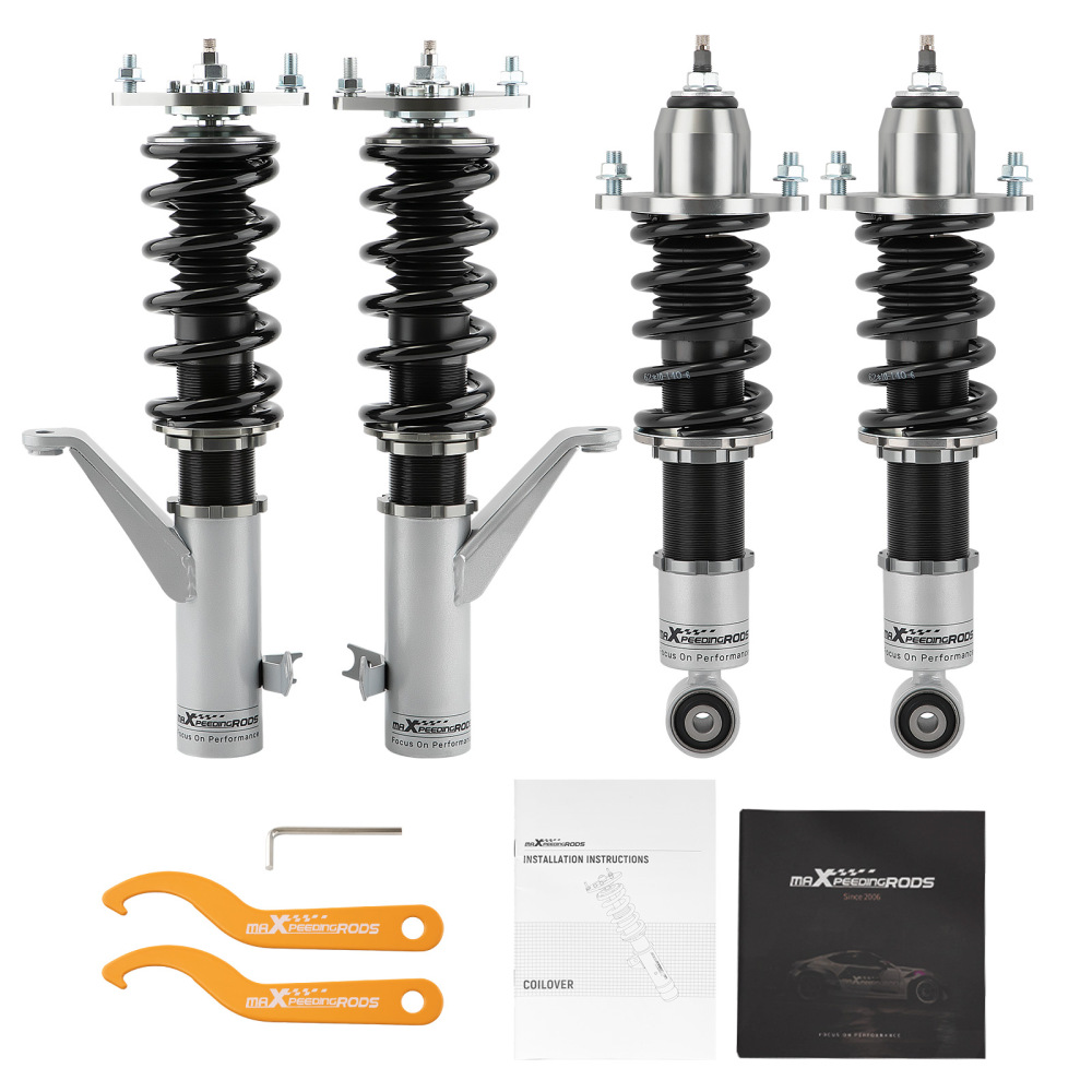 24 Click Damper Coilovers Lowering Kit Compatible for Honda CivicSI 01-05 EM2 ES ET
