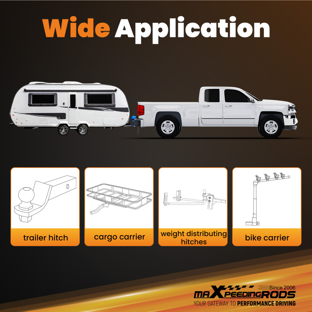 Bolt-On Class 4 Hitch compatible for Jeep Grand Cherokee L 3-Row 2021-2025 2 Receiver
