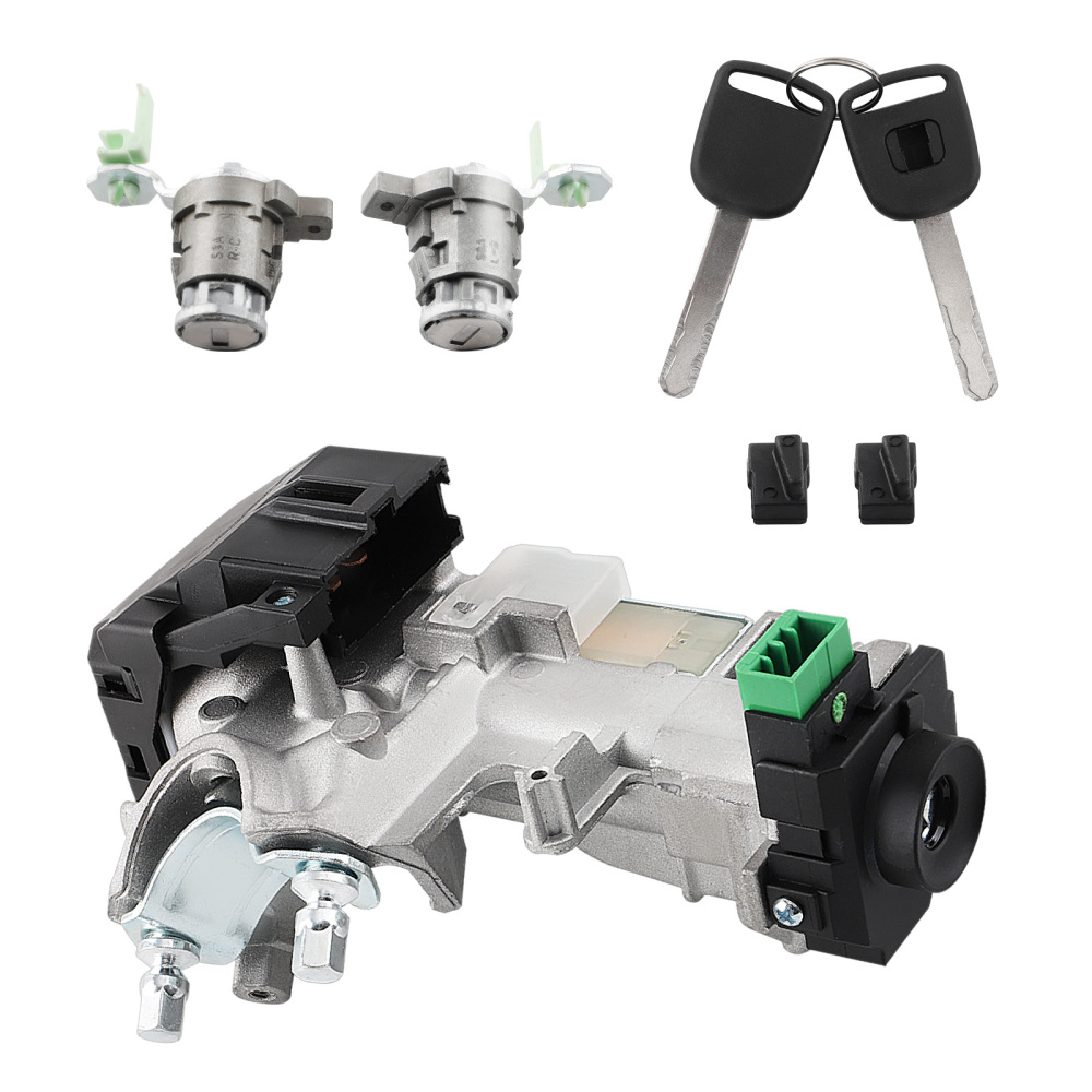 Ignition Switch Cylinder Door Lock w/ 2 Same Keys compatible for Honda CRV 2003-07