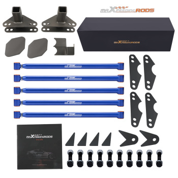 Weld On Parallel 4 Link Suspension for Classic Car Air Ride 24 Steel Bars 24