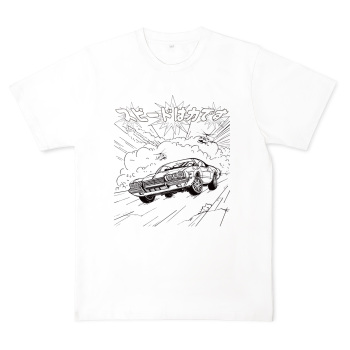 Vintage CarPalm Trees Graphic T-Shirt for Car Culture Enthusiasts Breathable