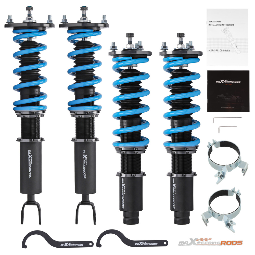 Reglable Amortisseur Suspensions compatible pour Honda Accord DX/EX/LX CD5 CD7 combinés filetéskit dabaissement