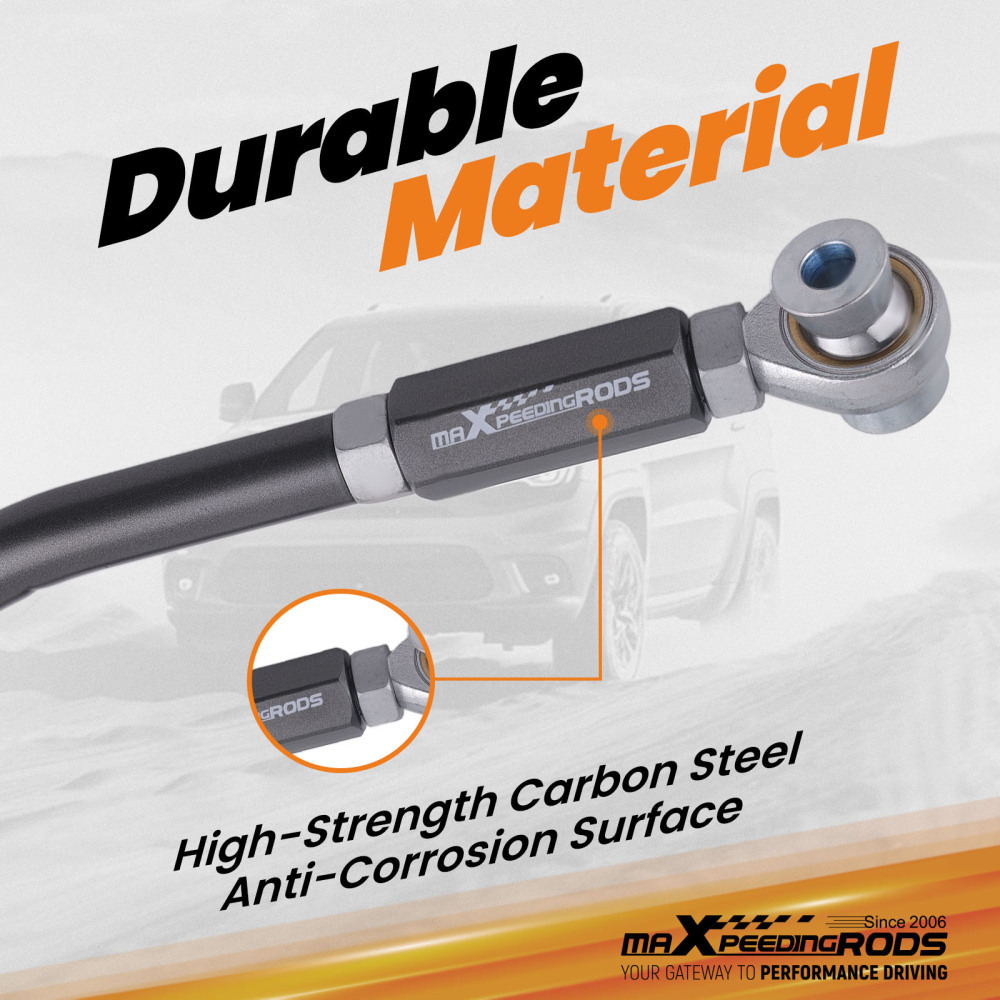 Heavy Duty Adjustable Rear Camber Arm Traction/Radius Arm compatible for Nissan 350Z 2009