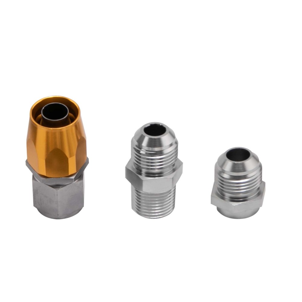 Turbo Oil Feed + Drain Return Line set For T3 for GT30 GT35 GT3582 GT3076 GT3037 new