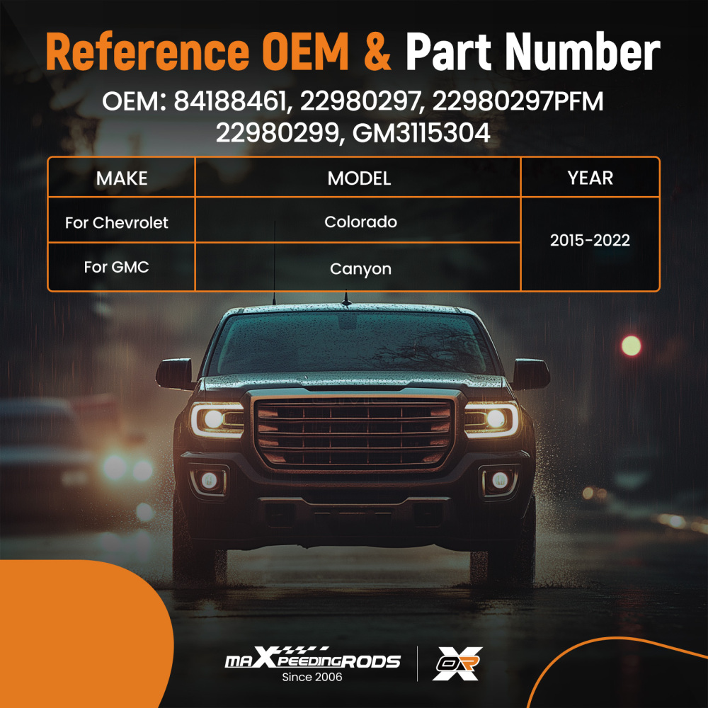 Radiator Cooling Fan Assembly compatible for Chevrolet Colorado Compatible for GMC Canyon 2015-2020