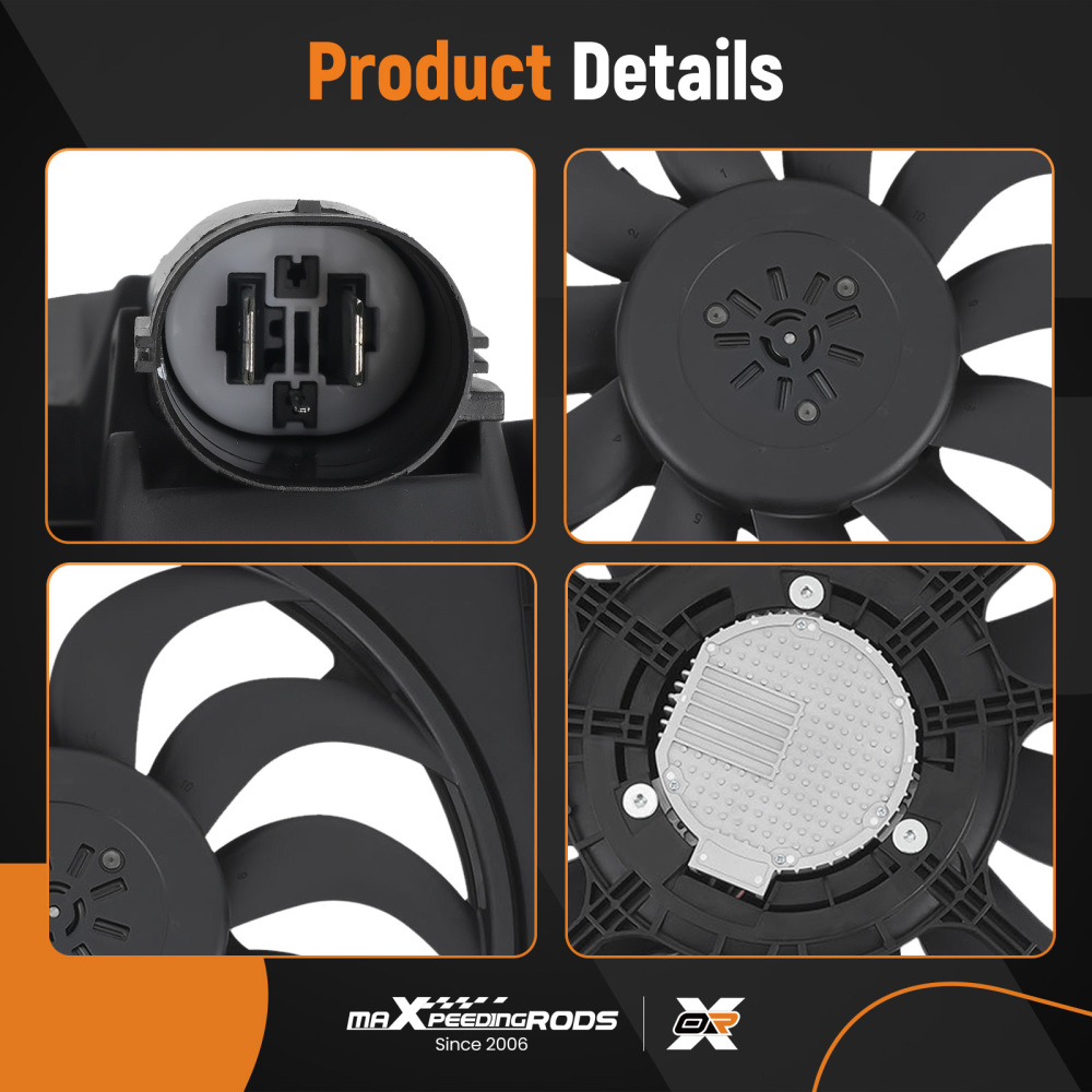 Radiator Cooling Fan Assembly compatible for Chevrolet Colorado Compatible for GMC Canyon 2015-2020