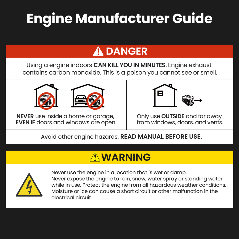 Gasoline Engine Motor Horizontal 7HP 212cc Electric Start Go Kart Log Splitter