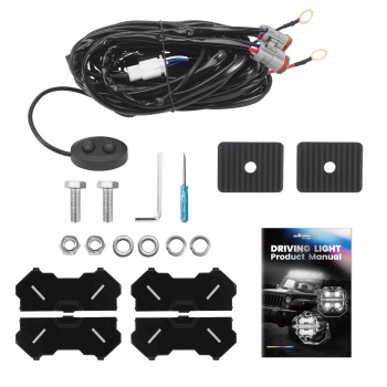 5inch 212W LED Driving Light Pods RGB DRL Spot Beam For SUV ATV UTV 4X4 Offroad