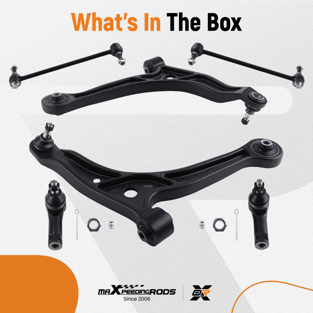 maXpeedingrods 6Pcs Suspension Kit Compatible for Honda Odyssey 1999-2004, Front Lower Control Arm with Ball Joint