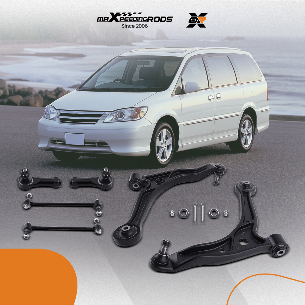 maXpeedingrods 6Pcs Suspension Kit Compatible for Honda Odyssey 1999-2004, Front Lower Control Arm with Ball Joint