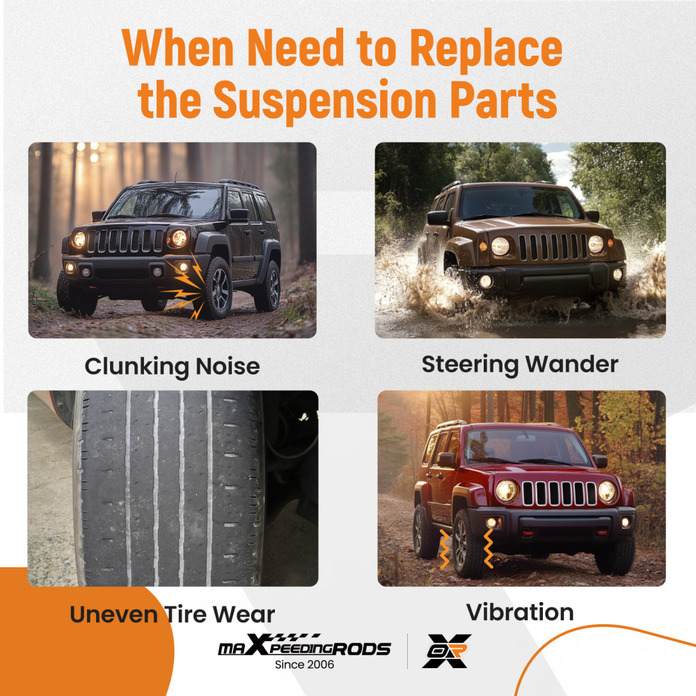 8pc Rear Control Arms Sway Bar Links Compatible for Dodge Caliber Patriot Compass2007-2012