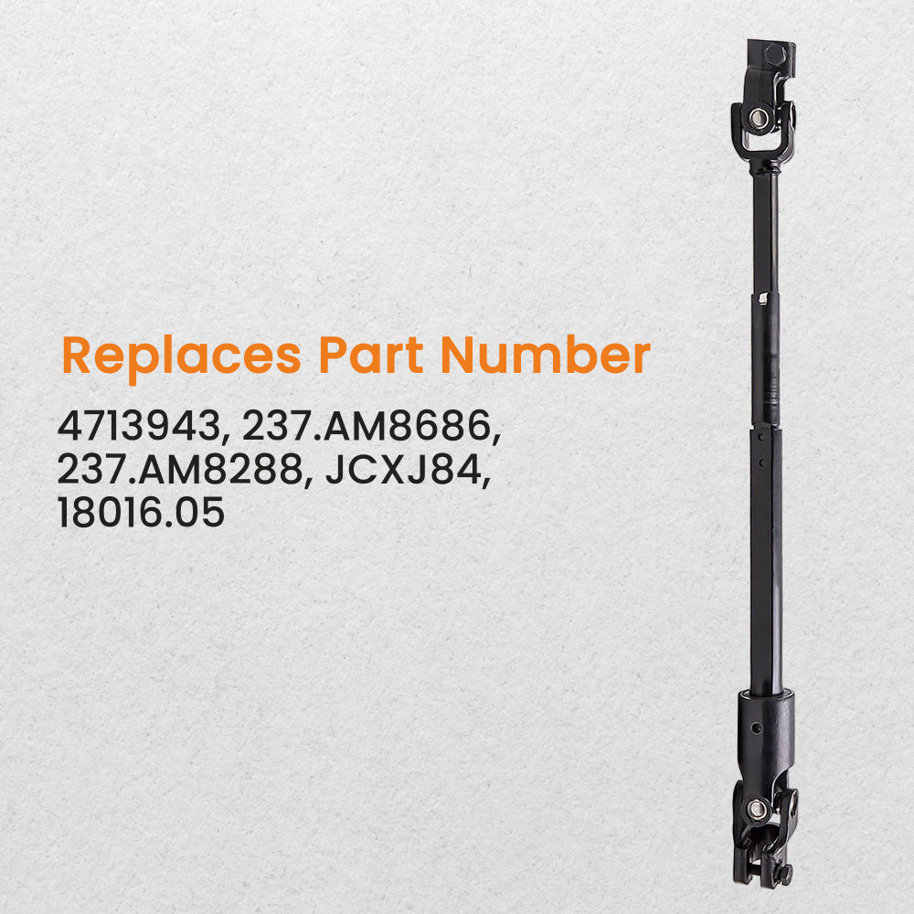 Lower Power Steering Shaft compatible for Jeep Cherokee 1984-1994 compatible for Jeep Comanche