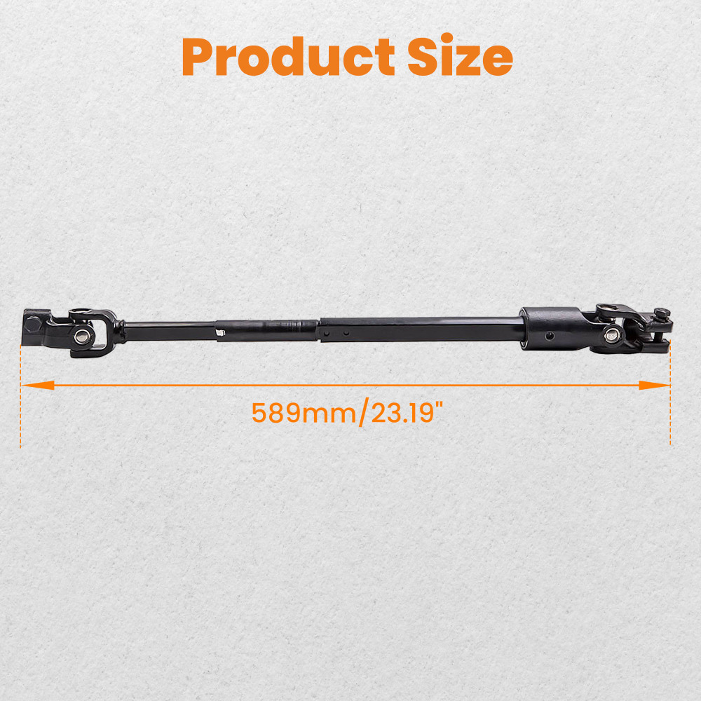 Lower Power Steering Shaft compatible for Jeep Cherokee 1984-1994 compatible for Jeep Comanche