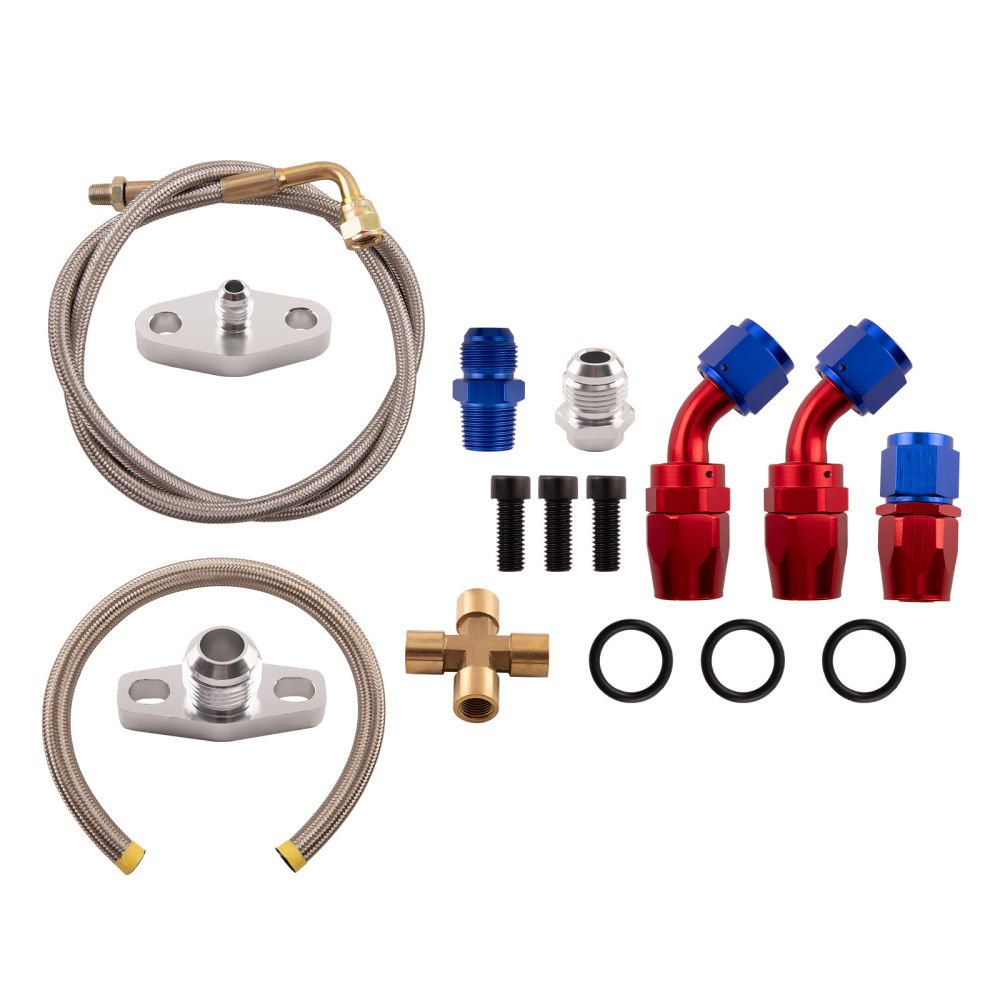 Universal Turbo Kit Perfect For 2.5-6.0L engine for GT35 GT3582 Turbo compatible for Charger