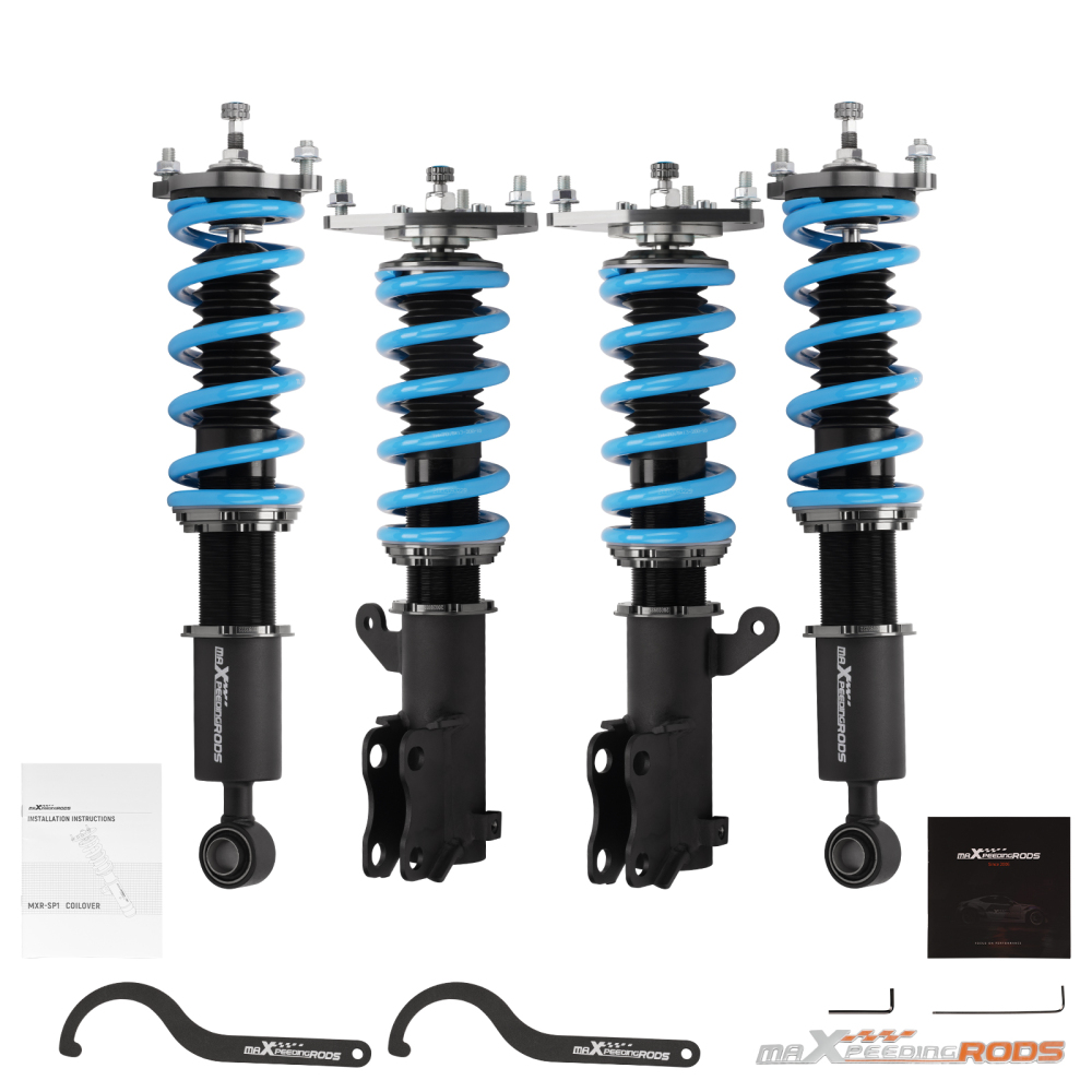 MaXpeedingrods 24-Level Adjustable Coilover Kit compatible for Mitsubishi Eclipse 2000-2005 lowering kit