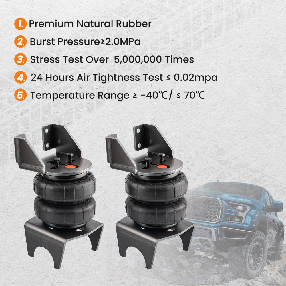 4 Link Kit Brackets 2500 Bags Air Ride Suspension 2.75 Triangulated Tube Mounts