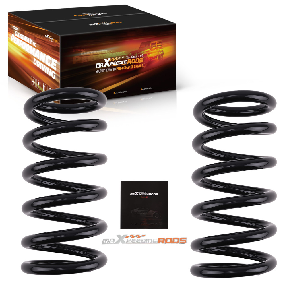3 Front Drop Springs compatible for Dodge Ram 1500 2WD 94-2001 Lowering Kit Steel