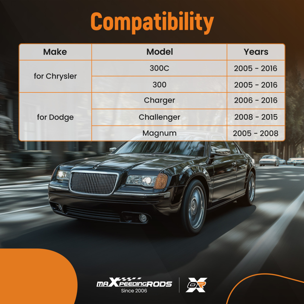 Rear Suspension Control Arms Strut Rod Lateral Arm compatible for Chrysler 300 / 300C 05-14