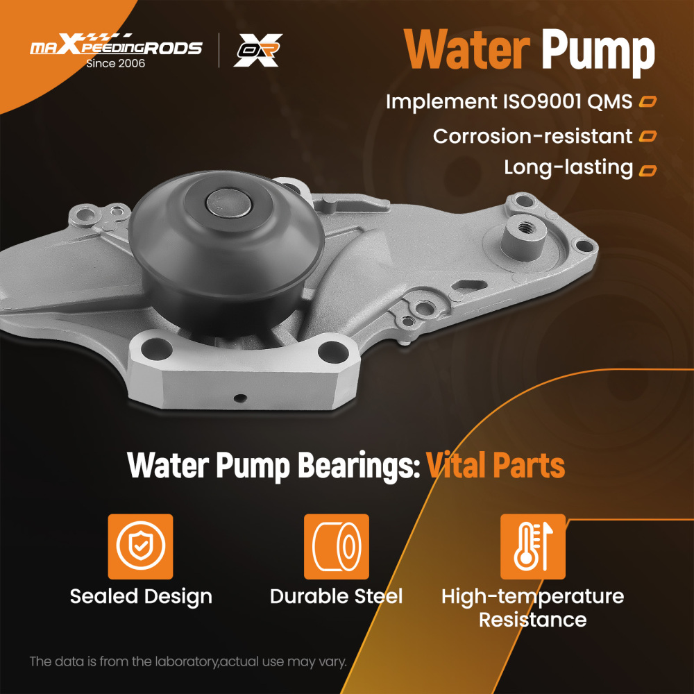 Timing Belt Water Pump Kit 2003-2013 compatible for Acura MDX 3.5 3.7 L V6 SOHC TKH-002T