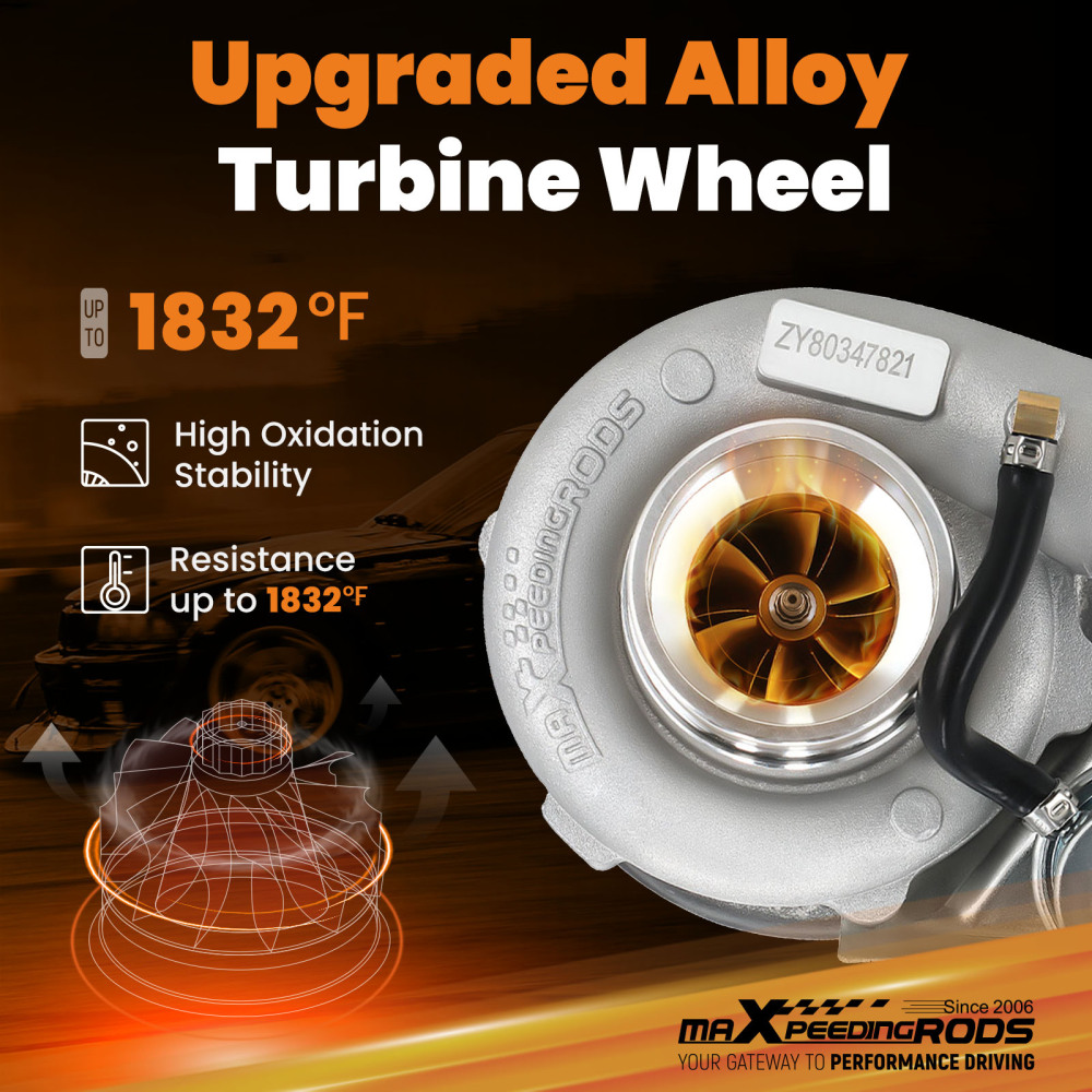 T25 for GT25 GT28 GT2871 350HP for GT2860 Dual Ball Bearing Turbo Universal for 1.5-2.0L