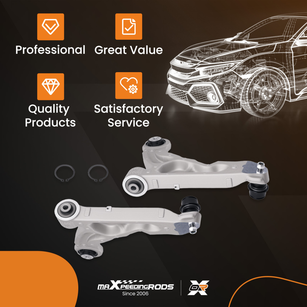 Front Lower Control Arms Sway Bar Links Tie Rods for 2014-2018 Jeep Cherokee KL