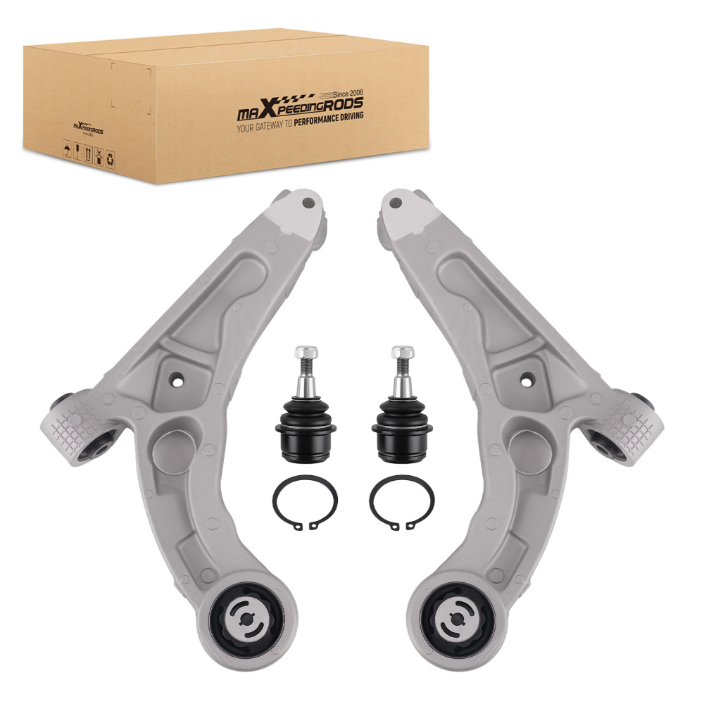 Front Lower Control Arms Sway Bar Links Tie Rods for 2014-2018 Jeep Cherokee KL