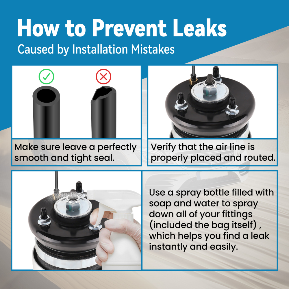 Pair Front Air Strut Shock Suspension compatible for Range Rover Discovery 3 LR3 MK III IV