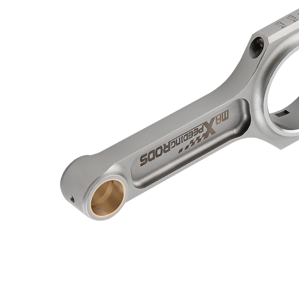 4340 I-Beam Bielle Connecting Rods compatible pour Toyota Supra 2JZ 2JZ-GE/GTE Motor 142 mm