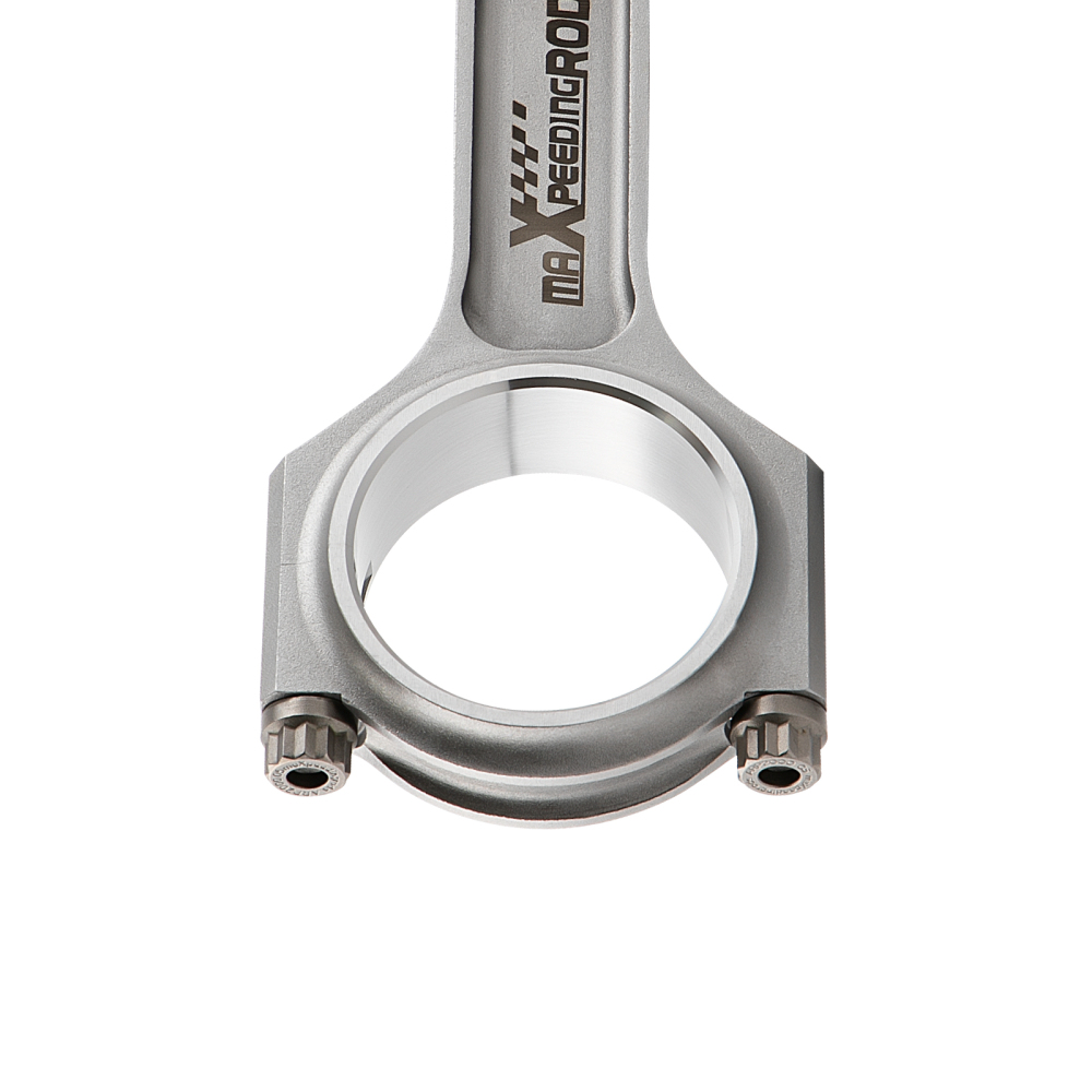 4340 I-Beam Bielle Connecting Rods compatible pour Toyota Supra 2JZ 2JZ-GE/GTE Motor 142 mm