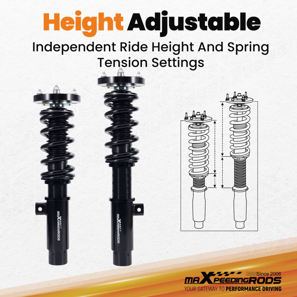 Coilover 24 Step Damper Struts Kit compatible for BMW 3-Series E90 E91 E92 2006-13